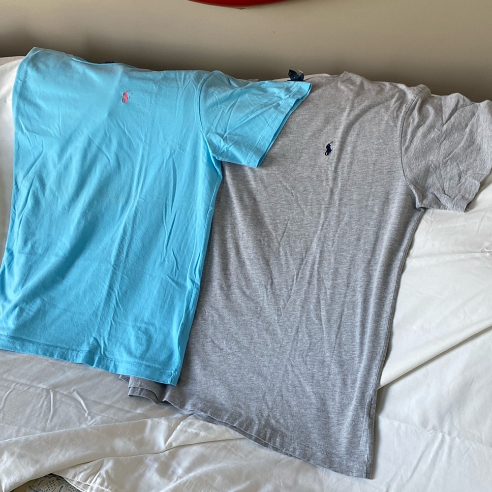 2 Polo Ralph Lauren T shirts.